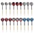 18 Pcs Professional Steel Tip Darts Flight Steel Tip Dart with Nice Flights Indoor Fitness