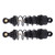2pcs 82mm RC Car Shock Absorber Aluminum Alloy Remote Control Car Upgrade Parts for TAMIYA CC01 Series CC02Black