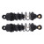 2pcs 82mm RC Car Shock Absorber Aluminum Alloy Remote Control Car Upgrade Parts for TAMIYA CC01 Series CC02Black