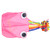 Outdoor Soft Octopus Single Line Kite Animal Shape Kite 4 Meters with 30m Kite LinePink colorful tail
