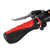 Bicycle Cycling Handle Bar Anti slip Grips Lock On Mountain Bike Handlebar Grips(red&black)