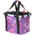 Collapsible Bike Basket Flower Printed Small Pet Cat Dog Carrier Bag Detachable Bicycle Handlebar Front Basket Cycle Front Bag Handbag
