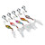 5PCS Fishing Spin VIB Metal Mini Lures 15g Artificial Hard Bait VIB Spoon Fishing Lure