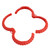 Propeller Guard for AVATA 2 Anti Collision Shock Absorbing Scratch Resistant Lightweight Drone Protective Bumper Red