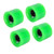 PUENTE 4pcs 60x45mm Skateboard Wheels 78A Longboard Cruiser Wheels Replacement PartsGreen