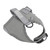 Dog Harness Vest with Leash Adjustable Reflective Padded Nylon Easy Control Pet Harness for Walking Medium Size Dog Grey