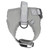 Dog Harness Vest with Leash Adjustable Reflective Padded Nylon Easy Control Pet Harness for Walking Medium Size Dog Grey