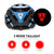 Mountain Bike Helmet Motorcycling Helmet with Back Light Detachable Magnetic Visor UV Protective for Men Women