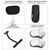 Bike Bicycle Child Back Rear Seat Cushion Backrest Armrest Footrest Set Accessory