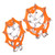 2pcs/set 12 Tooth Mountaineering Crampons Wearproof Anti Skid Snow Shoes AccessoryM Size