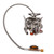 Mini Camping Gas Stove Windproof Stove Three Core Head Gas Burner for Hiking Backpacking