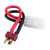 Deans Style T Plug Male Connector 14AWG Soft Silicone Wire Cable