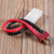 Deans Style T Plug Male Connector 14AWG Soft Silicone Wire Cable