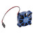 Motor Cooling Fan Aluminum Alloy Fast Heat Dissipation RC Cooling Fan with Metal Mesh Cover for 1/10 1/12 1/8 RC Car Dark Blue