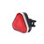 Bike Tail Light Rechargeable Waterproof Bicycle Triangular Warning Tail Lamp with 4 Flashing Modes