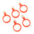 5 Pcs Lure Rod Hook All in One High Elastic Rubber Lua Rod Ring Hook Fishing AccessoriesM