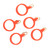 5 Pcs Lure Rod Hook All in One High Elastic Rubber Lua Rod Ring Hook Fishing AccessoriesM