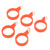 5 Pcs Lure Rod Hook All in One High Elastic Rubber Lua Rod Ring Hook Fishing AccessoriesM
