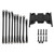 Aluminum Alloy Gearbox Base with Pull Rod Servo Rod for Axial SCX10 II 90046 90047 90075