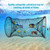 Foldable Lobster Crayfish Crab Crawfish Shrimp Fish Trap Cage Fishing Net (33cm)