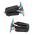 1Pair Bike Handlebar Grips Bar Ends Screw Plugs Electroplate Colorful Bicycle Cycling Accessory