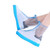 2 PCS Rainproof Shoes Covers Dazzling Anti Slip Boot Shoes Covers for Outdoor Walking Cycling Blue White XL