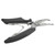 Stainless Steel Fishing Pliers Curved Mouth Lure Wire Cutter Multifunction Lure Pliers for Outdoor Fishing Black