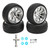 4PCS 1/10 RC Wheels Strong Cushioning High Abrasion Resistance RC Tires Rubber RC Car Tires for Most 1/10 Flat Sports Car A Tire