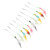 10Pcs Shrimp Bait Set Soft Fishing Lures Tackle with Luminous Hooks for Freshwater Saltwater