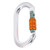 Locking Carabiner Clip Aluminum Alloy Oval Locking Heavy Duty Carabiner Clips for Climbing