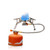 Lixada Camping Foldable Gas Stove Set with Gas Conversion Head Adapter