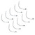 10 Pcs G4 LED Bulb Socket Silicone Halogen Base Lamp Holder G4 Socket for MR16 MR11