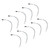 10 Pcs G4 LED Bulb Socket Silicone Halogen Base Lamp Holder G4 Socket for MR16 MR11