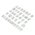 37PCS Hole Shoe Luminous Decorations Alphabet Letters Numbers Shape Sandals Clothing Accessories