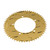 BOLANY 130BCD Bike Chainring 56T Positive Negative Tooth Single Disc for Folding Road Bicycle Cycling BMXTitanium Gold