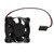 RC Cooling Fan Fast Heat Dissipation Replacement Motor ESC Heat Sink for 1/10 1/12 1/8 RC Car Black