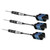 3pcs 155mm Steel Tip Target Throwing Darts Set With Printing Flights for Dartboard