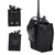 Nylon Lightweight Military Water Bottle Interphone Storage Bag Pouch for Molle System (Black)