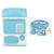Kids Money Bank Electronic Password Piggy Banks Cash Coin Can Auto Scroll Paper Money Box with Light Music Fingerprint Unlock