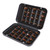 40pcs Fly Fishing Flies Kit with Waterproof Box Conspicuous Colours Hand Knitting Stainless Steel Fly Fishing Lure for Fish