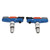 1 Pair Bike Brake Pads Drainage Groove Design Rubber Bicycle Brake Blocks Pads for Mountain Bike Road Bike Blue