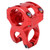LeBycle Bike Handlebar Stem 31.8mm Short Hollow Mountain Bike Speed Drop Stem CNC Aluminium AlloyRed