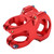 LeBycle Bike Handlebar Stem 31.8mm Short Hollow Mountain Bike Speed Drop Stem CNC Aluminium AlloyRed