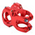 LeBycle Bike Handlebar Stem 31.8mm Short Hollow Mountain Bike Speed Drop Stem CNC Aluminium AlloyRed