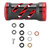 Fishing Reel Handle Metal Knob with Fittings Replacement Parts for Spinning Reels Black&amp;Red