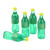 1:12 Mini Soda Bottle Mininature Fake Drink Bottles with Storage Basket Simulation Drink Ornament Model Home Kitchen Decor Toy Green