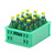 1:12 Mini Soda Bottle Mininature Fake Drink Bottles with Storage Basket Simulation Drink Ornament Model Home Kitchen Decor Toy Green