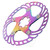 Bicycle Floating Disc Brake Rotor with 6 Bolts for Road Mountain Bike Accessories180MM
