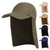 Men UPF 50+ Sun Cap Wide Brim Fishing Sun Cap Hat with Neck Flap