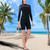 1.5MM Diving Onepiece Swimsuit Wetsuit Short Trousers for Snorkeling Surfing(Woman Gray S)
